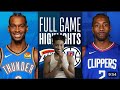 Carv1n React Oklahoma City Thunder vs Los Angeles Clippers - Full Game Highlights | Jan 16, 2024