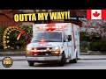 [Fighting Traffic!!] British Columbia Ambulance Service *LIGHTS & SIREN*