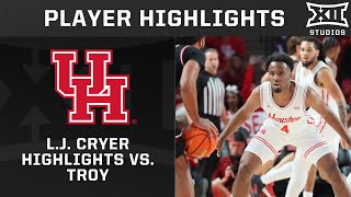 L.J. Cryer Drops 22 Points vs. Troy
