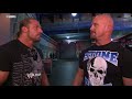 raw triple h crosses paths with