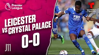 Highlights & Goals: Leicester City vs. Crystal Palace 0-0 | Premier League | Telemundo Deportes