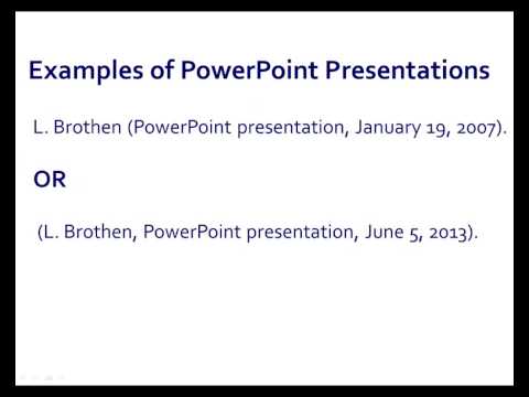 writing 101 video 2 apa powerpoint presentation powerpoint apa format powerpoint example