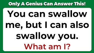 ONLY A GENIUS CAN ANSWER THESE 10 TRICKY RIDDLES | Riddles Quiz - Part 13