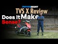 TVS X Review - Feature Loaded But Costliest Electric Scooter In India? | MotorBeam