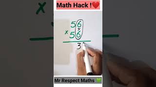 Fast Multiplication Trick | Interesting math tricks #shorts #magic #trending