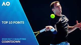 Top 10 Points of Day 2 | Australian Open 2024 Qualifying