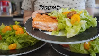 First vlog of 2025 | Grocery shopping | Salted salmon and miso soup | Vietnamese chicken salad.