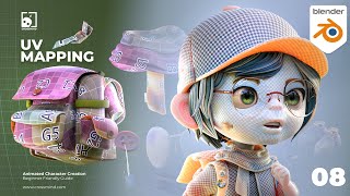 08 UV Mapping for Texturing - Character Creation Part 8 - #blender3d