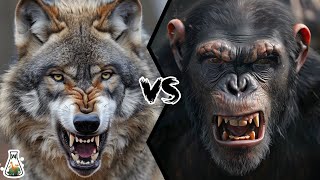 WOLF VS CHIMPANZEE - Who Would Win?