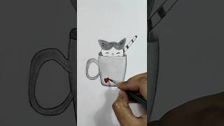 Unbelievable Art Made with... a Cup?! #Shorts #Viral #Trending