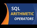 SQL Arithmetic Operators | Oracle SQL fundamentals