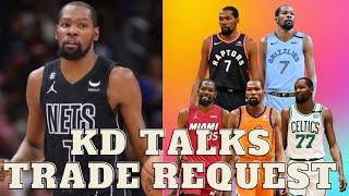 Kevin Durant Talks Nets Trade Request! Durant Leaving After This Year?