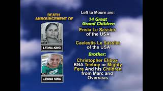Leona King ~ Long Obituary