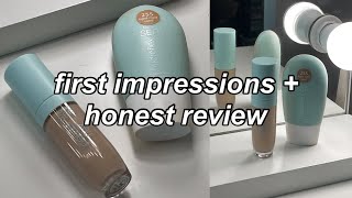 honest review + first impressions: tarte sea hydroflex serum foundation \u0026 power flex concealer