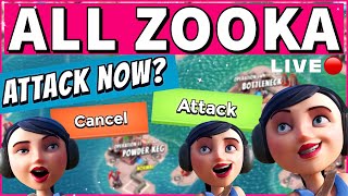 all ZOOKA solos at XP 38 😎 LIVE RECORDED - BOOM BEACH low level gameplay/operation attack strategy