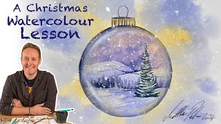 A Christmas Watercolour Lesson. With Matthew Palmer Artist