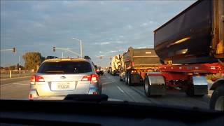 Dinuba CA to Clovis CA (Via Reedley and Hwy. 180) (Time Lapse)