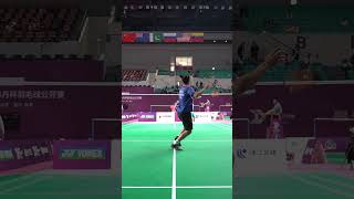 当进攻狂魔遇到耐杀王，陈俊维vs沈颖 #lindancup #羽毛球 #badmintonhighlights #林丹杯羽毛球公开赛