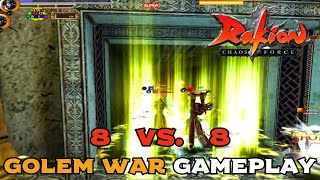 Rakion - 8 vs. 8 Golem War Gameplay (Basic Mode)