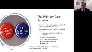"Measuring Effectiveness in Primary Care" by Andrew Harris, MD