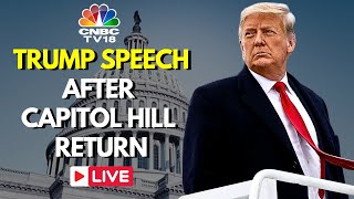 Trump LIVE: Donald Trump Speech After Capitol Hill Visit Since Jan 6 Riot | USA News LIVE | N18G
