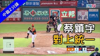 【中職2分鐘】8/16 / 事件之後 蔡鎮宇首度對上統一！