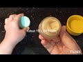 put the egg yolk on the wrinkles like this and you will be amazed at the result