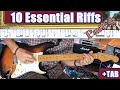 10 Essential Riffs Part 4 + TAB