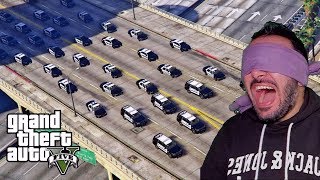 GÖZÜM KAPALI POLISLERDEN KURTULABILIRMIYIM? (GTA 5)