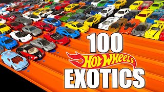100 Hot Wheels Exotics Race Tournament