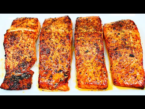 Salmon with lemon and pepper