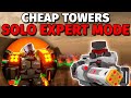 Solo Expert Mode With Cheap Towers On A Hard Map Volcanic Mishap | Tower Defense X