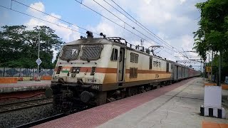 Lockdown days | Route diverted 02302 New Delhi Howrah AC Express SPL skipping Adisaptagram at MPS !!