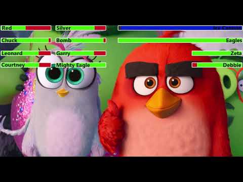 The Angry Birds Movie 2 Final Battle with healthbars (Thanksgiving