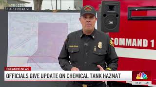 Live: Officials provide update on Garden Grove chemical incident