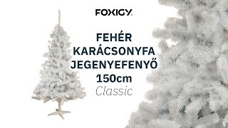 Fehér karácsonyfa Jegenyefenyő 150cm Classic