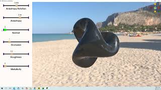 VTK Python Example - PBR_Skybox_Anisotropy