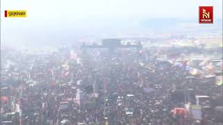 Triveni Sangam Holy Dip | Maha Kumbh 2025 | Record-Breaking Crowd | NandighoshaTV