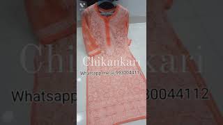 Exclusive Full Jaal #Georgette #Chikankari #kurti