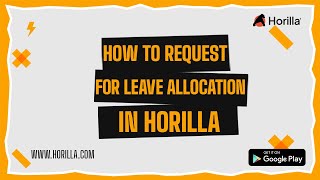 How to Request for Leave Allocation in Horilla HR Software | Free Leave Management System| Free HRMS