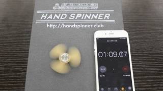 ハンドスピナー　PISNERシリーズ６　回転時間測定