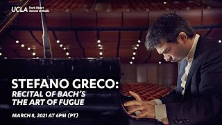 Stefano Greco: Recital of Bach's The Art of Fugue