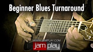 Blues Guitar Lesson - Easy Beginner Blues Turnaround