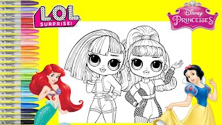 lol surprise dolls disney princess