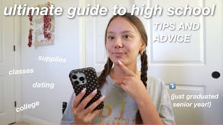 The Ultimate Guide To High School Advice Tips Personal Experiences