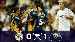 ¡El Día que Pumas le gano al Real Madrid en el Bernabéu! | Resumen