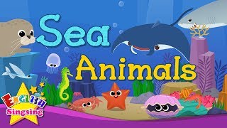 Kids vocabulary - Sea Animals - Learn English for kids - English educational video