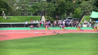 近江高校男子陸上競技部　宮口・井口２００ｍ　2015.7.12