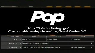 Pop Network with Scrolling TV Guide Listings Grid: April 2016 (Full Cycle)