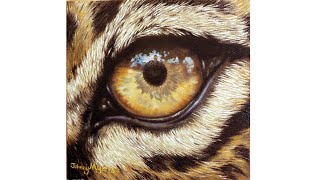 How to Paint Realistic Leopard's Eyes